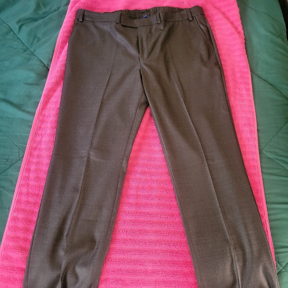 Gray Reaction Kenneth Cole Techni Cole Suit Trousers 46L X 40 W